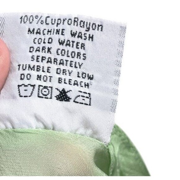 Click CMC Dress Large Size Women's Green Sleeveless Mini Color Me Cotton - Picture 7 of 7